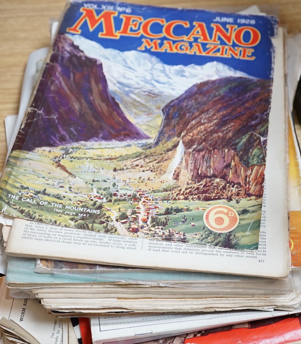 A collection of Meccano manuals